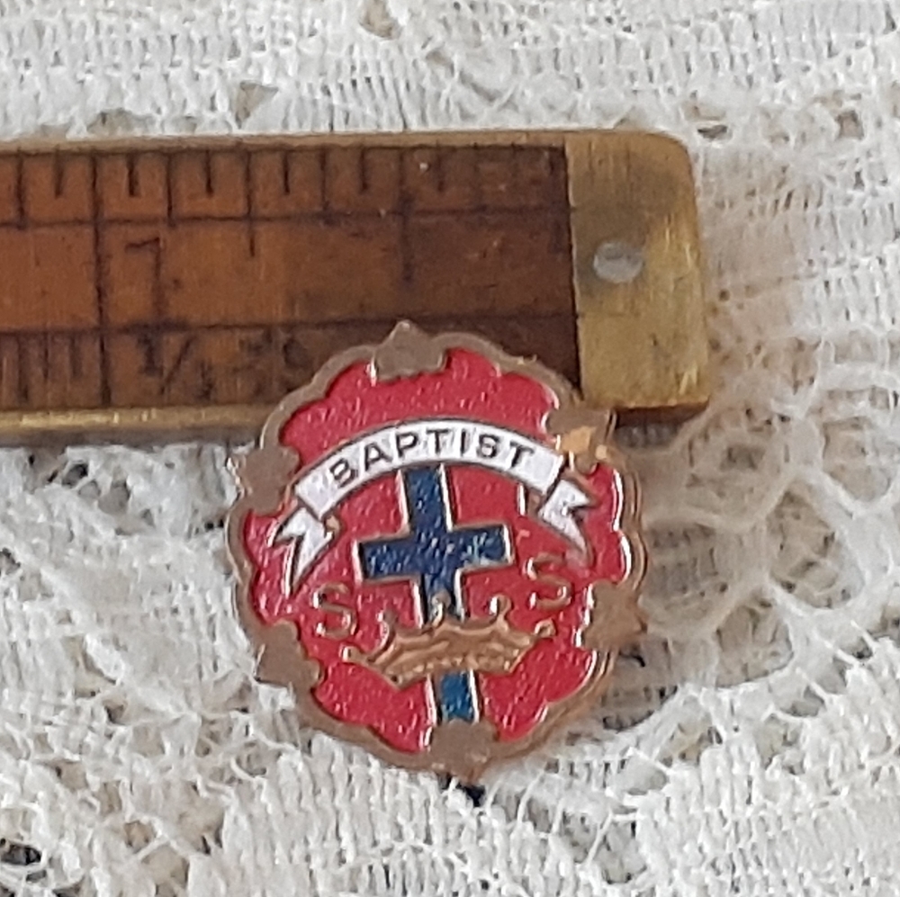 Vintage Baptist Sunday School Medal Made In USA